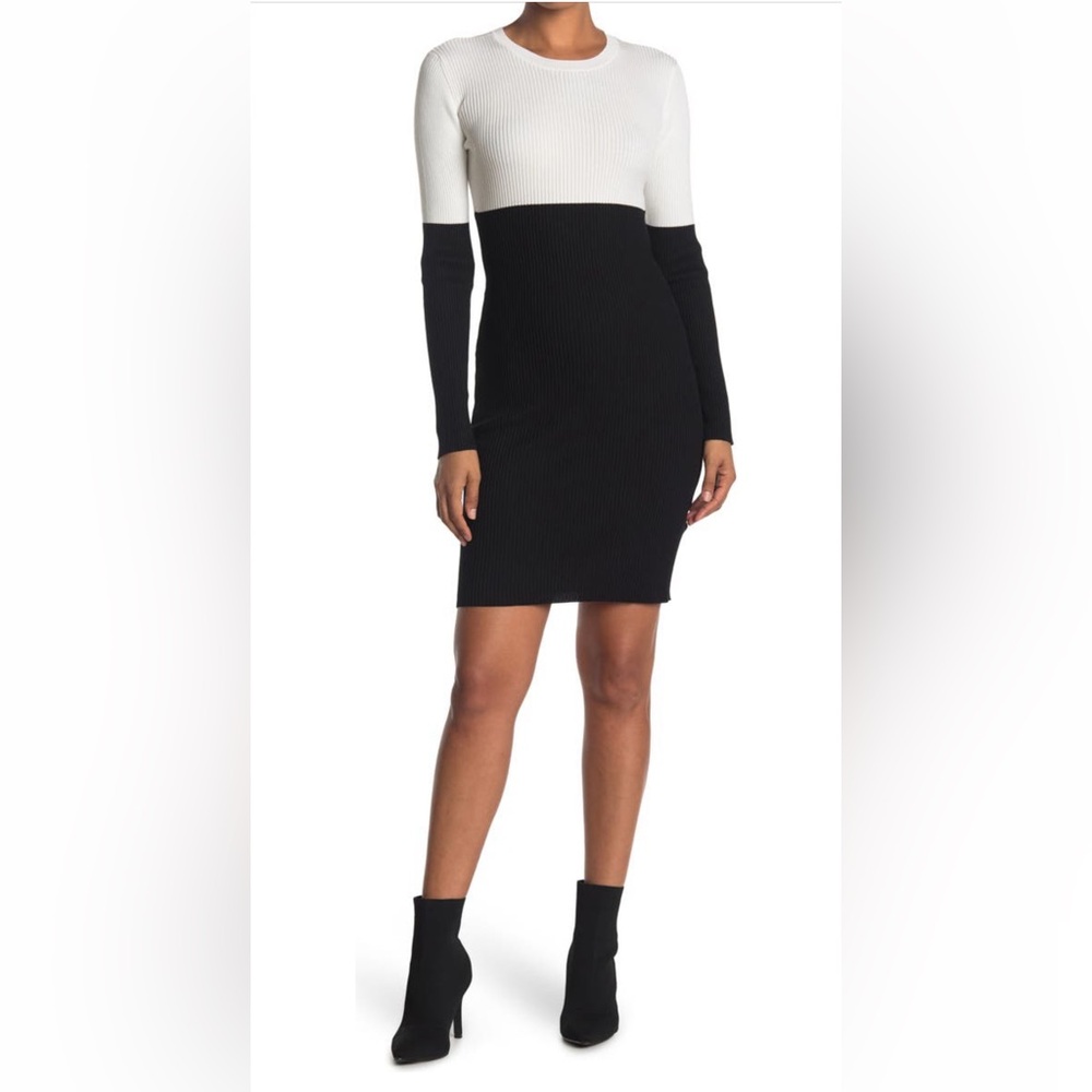 NWT Tash + Sophie Colorblock Sweater Dress